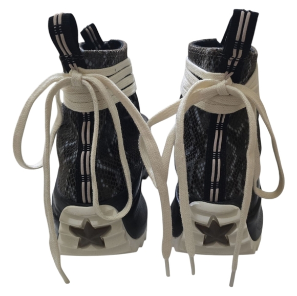 Converse Run Star Hike Snake High Top Colour Engine Smoke/Black/Egret M8 W9.5 - Picture 7 of 12